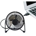 Ver imagem 3 de Mini Ventilador Usb de Mesa Articulável - Preto