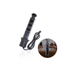 Ver imagem 1 de Tomada Torre para Bancada USB 3 Plug e 2 USB Preto Hafele