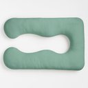 Ver imagem 1 de Almofada Travesseiro de Corpo Gestante Relaxante Isa Grande Macia Veludo Verde Acqua - Desk Design
