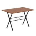 Ver imagem 5 de Conjunto de Mesa Tubular 062 100x60cm Tampo em MDF com 4 Cadeiras Sara Preto/Liso/Txt