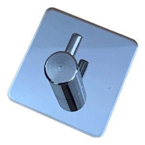 02 Suportes Gancho Adesivo Multiuso Espelhado Porta Toalha Roupas Utensílios Banheiro Cozinha