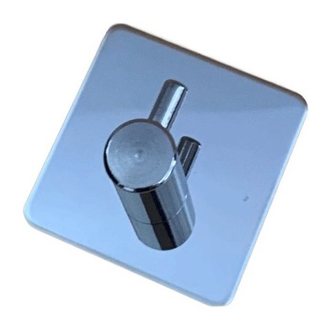 02 Suportes Gancho Adesivo Multiuso Espelhado Porta Toalha Roupas Utensílios Banheiro Cozinha