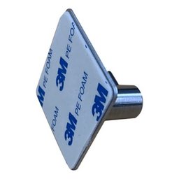 02 Suportes Gancho Adesivo Multiuso Espelhado Porta Toalha Roupas Utensílios Banheiro Cozinha - 4