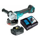 Ver imagem 1 de Esmerilhadeira Angular a Bateria Brushless 18v 3.0ah Dga504 125mm 5" com Bateria e Carregador Makita