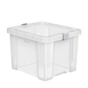 Ver imagem 3 de Caixa Organizadora Tramontina Office em Polipropileno Transparente 30 L