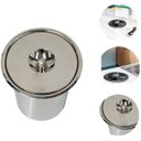 Ver imagem 5 de Lixeira Pia Cozinha Embutir Aço Inox 5 Litros