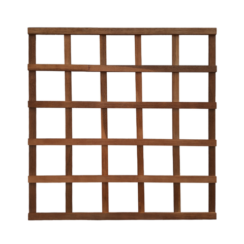 Treliça Jardim Vertical Eucalipto 90x90 Cm Stain Mogno