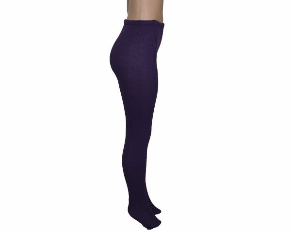 Meia Calça Fuso Grossa Lã Tricô Feminina/Masculina Cós Alto - 3