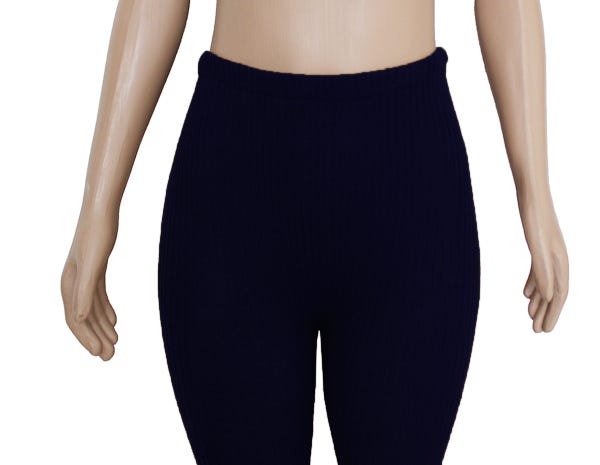 Meia Calça Fuso Grossa Lã Tricô Feminina/Masculina Cós Alto - 4