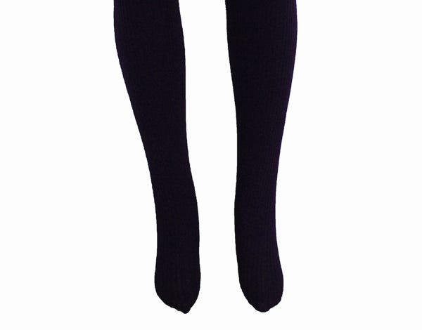 Meia Calça Fuso Grossa Lã Tricô Feminina/Masculina Cós Alto - 5
