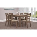 Ver imagem 1 de CONJUNTO ISIS 1,35 COM 6 CADEIRAS - Amêndoa - 51C