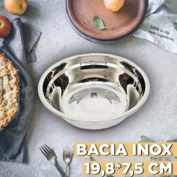 Bacia Inox Saladeira Bowl Tigela Clássica - 2
