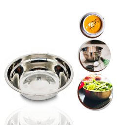 Bacia Inox Saladeira Bowl Tigela Clássica - 3