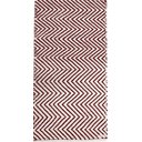 Ver imagem 1 de Tapete Tear 60x120 Ma Escama Vermelho Branco