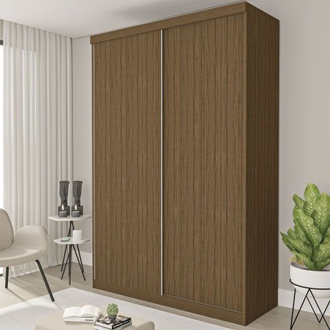 Guarda Roupa Solteiro Kiara 2 Portas de Correr Minastex
