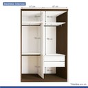 Ver imagem 5 de Guarda Roupa Solteiro Kiara 2 Portas de Correr Minastex