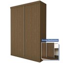 Ver mais imagens de Guarda Roupa Solteiro Kiara 2 Portas de Correr Minastex