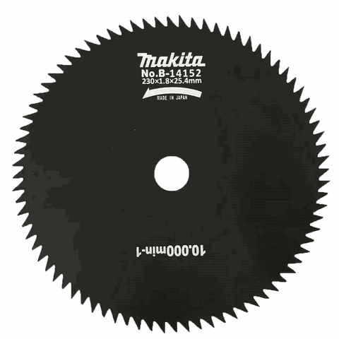 Disco de Corte 230mm 80 Dentes para Roçadeira Makita B-14152