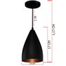 Kit 3 Pendentes Vegas (Preto Textura / Bronze) - 2
