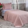Cobre Leito Solteiro Egeo Dupla Face Percal 200 Fios 2 Peças Rose - 1