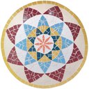 Ver imagem 1 de Mandala Indiana I Piso Mosaico Ceramico Tamanho 180cm