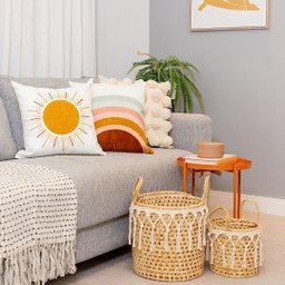 Cesto Boho Artesanal - 5