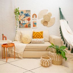Cesto Boho Artesanal P - 6