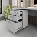 Ver imagem 4 de Gaveteiro Organizador 2 Gavetas e Espaço P/ Pastas F5 Office