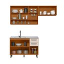 Ver imagem 5 de Cozinha Modulada Completa 3 Peças 7 Portas 2 Gavetas com Balcão Pia Criare