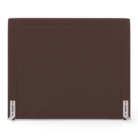 Cabeceira Cama Box King Size Alba 195cm com Frame Bouclé Marrom - Desk Design