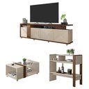 Ver imagem 1 de Conjunto Kit Sala Bancada Mesa Aparador Columbus Caemmun