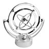 Pendulo de Newton Cinético Usb e Pilha Movimento Perpetuo Decoração de Mesa Geek Nerd:prata - 2