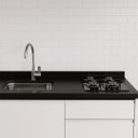 Ver imagem 1 de Pia de Cozinha Granito São Gabriel Corte Cooktop Cuba 180cm: Negresco