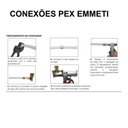 Ver imagem 4 de Tê Rosca Central Fêmea Pex Água 25x3/4x25 Kit C/ 10 - Emmeti