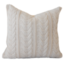 Ver imagem 1 de Almofada de Tricot Trança Larga Offwhite Quadrada:Completa