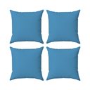 Ver imagem 1 de Kit 4 Capas Almofadas Decorativas Lisas 45x45 ID Decor :15 Azul Bebê