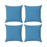 Kit 4 Capas Almofadas Decorativas Lisas 45x45 ID Decor :15 Azul Bebê - 8