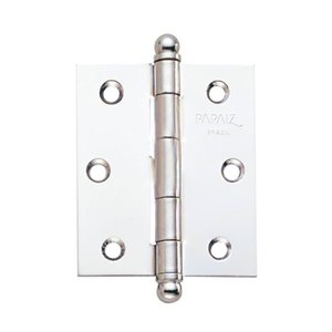Dobradiça de Aço 1296-1cr Cromado 3" X 2 1/2"