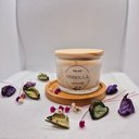 Ver imagem 4 de Velas Aromática com Porta Velas de Madeira Kit Presente Vela:cubo de Vidro