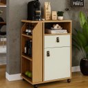 Ver imagem 4 de Fruteira de Chão Armário Bebedouro Microondas MDF Reforçado Cantinho Café