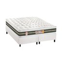 Ver imagem 1 de Cama Box King: Colchão Molas Castor Bonnel Silver Star Air + Base CRC Courano White(193x203)