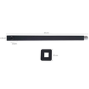 Ver imagem 3 de Braco Chuveiro Jiwi Wj.bcp.q.bl Quadrado Black