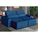 Ver imagem 1 de Sofá Áustria 4 Lugares 2,50cm - de Casa Décor e Estofados Azul