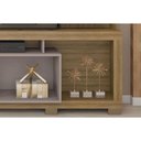 Ver imagem 6 de Home P/ Tv até 70 Pol Formosa C/ Nicho e Pés 210x207cm Freijo/off White - Caemmun