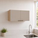 Ver imagem 1 de Armário Aéreo para Geladeira 2 Portas 80cm Vitra Luciane Móveis