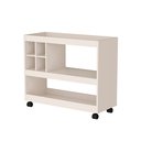 Ver imagem 3 de Aparador Barzinho Adega com Rodinhas 4050 Jb Bechara:pérola