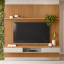 Ver imagem 1 de Painel para Tv até 75 Polegadas Sydnei 2 Portas 220 Cm Nature/off White - Pnr Móveis