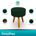 Ver imagem 5 de Kit 2 Puff Decorativo Redondo Verde  Jylcrom