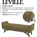 Ver imagem 3 de Puff Recamier 160 cm Pes Madeira Leville Veludo SL 945 Peer