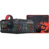 Teclado Redragon + Mouse + Fone + Mouse Pad S101-Ba Preto/Ve - 1